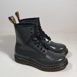 Dr Martens (1460 W) Patent Boots Women Size 10